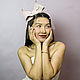 The veil cream. Hats1. Novozhilova Hats. Online shopping on My Livemaster.  Фото №2