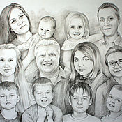 Картины и панно handmade. Livemaster - original item a portrait in pencil.. Handmade.