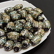 Материалы для творчества handmade. Livemaster - original item Haliotis Paua Beads Mosaic Oval 22h15mm. Handmade.