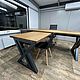 Офисный рабочий стол в кабинет для совещаний с приставкой брифом дуб. Столы. Tormund. Интернет-магазин Ярмарка Мастеров.  Фото №2