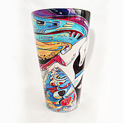 Посуда handmade. Livemaster - original item Mugs and cups: Pegasus, ceramic mug. Handmade.