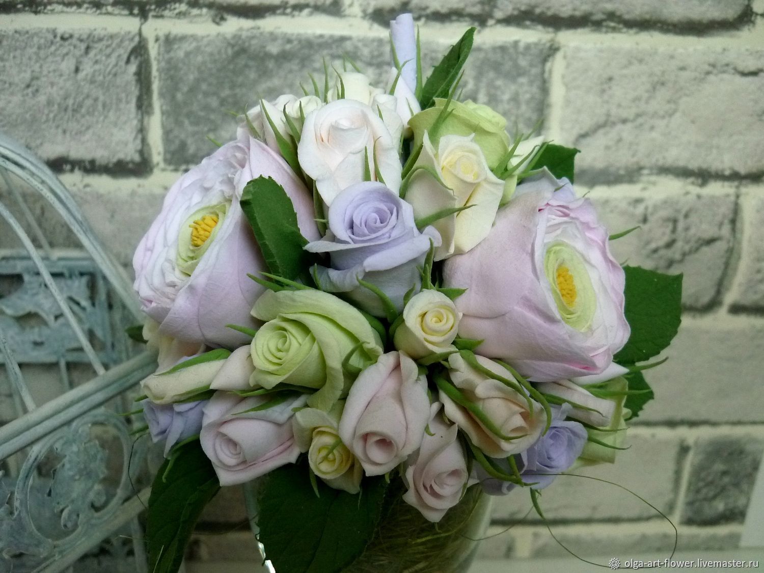 A Bouquet Of Polymer Clay In Fuzhere4 Miniature Flowers A Bouquet Of Polymer Clay In Fuzhere4