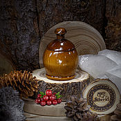 Посуда handmade. Livemaster - original item Cup for honey, salt, spices, spices Siberian Cedar salt shaker K43. Handmade.