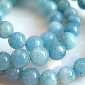 Материалы для творчества handmade. Livemaster - original item Beads: aquamarine 6 mm. Handmade.