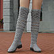 Order Demi-season boots ' Aurora'. KnittedBoots. Livemaster. . High Boots Фото №3