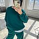 Заказать Теплый костюм из футера. Светлана Гарипова. Ярмарка Мастеров. . Костюмы Фото №3