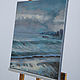 Order Painting 'Turquoise Sea' oil on canvas 50h50 cm. vestnikova. Livemaster. . Pictures Фото №3