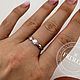 Золотое кольцо с бриллиантом и сапфирами. Кольцо помолвочное. FROLOF JEWELRY. Ярмарка Мастеров.  Фото №9