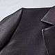 Men's leather coat, in black, custom-made!. Mens outerwear. SHOES&BAGS. My Livemaster. Фото №6