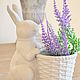 Hare with concrete planters for interior decoration Provence, Shabby, Vintage, Vases, Azov,  Фото №1