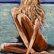 Картины: "Девушка и море"
