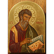 DIMENSIONAL ICON, GREGORY, Gregory icon, handwritten icon