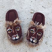 Felted Slippers-Slippers 