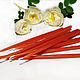 Dipped red candles made of beeswax 20 pcs. Ritual candle. Oksana - wax candle. Online shopping on My Livemaster.  Фото №2