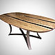 Dining table from elm ' Two Rivers», Tables, Belgorod,  Фото №1