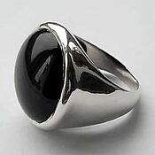 Украшения handmade. Livemaster - original item Ring with black tourmaline 