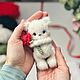 Вязаный мишка ручная работа. Амигуруми куклы и игрушки. Дочки-клубочки. Интернет-магазин Ярмарка Мастеров.  Фото №2