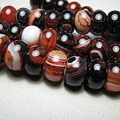 Материалы для творчества handmade. Livemaster - original item Sardonyx beads 12h8mm. Handmade.