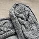 Варежки вязаные «Совы» серые. Варежки. Лена Коробова (lazylazyknits). Ярмарка Мастеров.  Фото №6