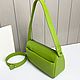 Bolso de cuero genuino Sophie en color verde claro. Classic Bag. MiTonA. Интернет-магазин Ярмарка Мастеров.  Фото №2