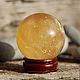 Ball of Citrine 'Sunny', stand as a gift. Ball. The inspiration of nature in stones. My Livemaster. Фото №5
