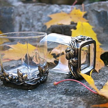 Посуда ручной работы. Ярмарка Мастеров - ручная работа Бокалы для виски. Handmade.