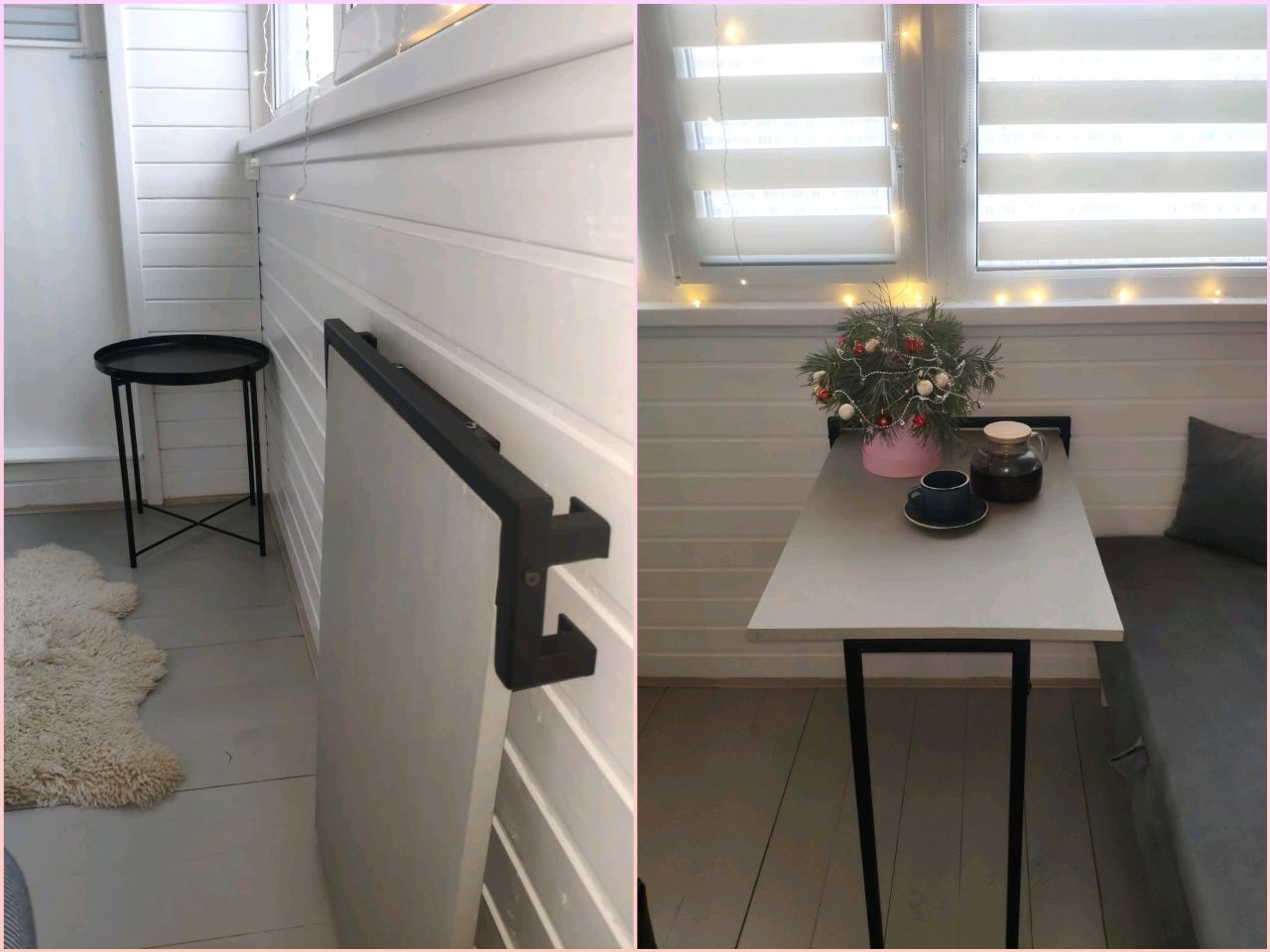 Складной стол на балкон — купить пристенные откидные столы для гаража, балкона и кухни