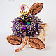 Brooch 'Purple flower'. Brooches. Kate Idoll (kateidoll) (kateidoll). Online shopping on My Livemaster.  Фото №2