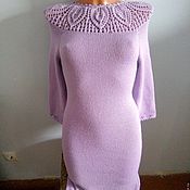 Одежда handmade. Livemaster - original item dresses: Dress with lace yoke. Handmade.