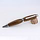 Premier ballpoint pen made of ovankol wood in an array case, Handle, Moscow,  Фото №1