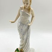 Винтаж: Изящная скульптура-миниатюра "БАЛЕРИНА МАРИЯ", 1985 год. Касли