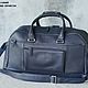 Men's leather travel bag 'Raymond' (Tobacco). Travel bag. DragonBags - Men's accessories. My Livemaster. Фото №8