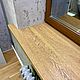 Solid oak window sill (project d. Osinovka). Shelves. uloft. Online shopping on My Livemaster.  Фото №2