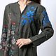 Винтаж: Рубашка с вышивкой от испанского брэнда Desigual. Рубашки винтажные. Mishutkino-detstvo. Ярмарка Мастеров.  Фото №7