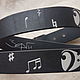 Order MUSIC-2 leather strap. ZERGY. Livemaster. . Straps Фото №3