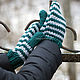 Slytherin wool mittens, Mittens, Lomonosov,  Фото №1