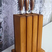 Для дома и интерьера handmade. Livemaster - original item Stand for three knives. Handmade.