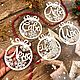  Custom-made Christmas toys with a name. Christmas decorations. butikpodarkovv. Online shopping on My Livemaster.  Фото №2