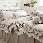 Для дома и интерьера handmade. Livemaster - original item Retro style satin bed linen !. Handmade.