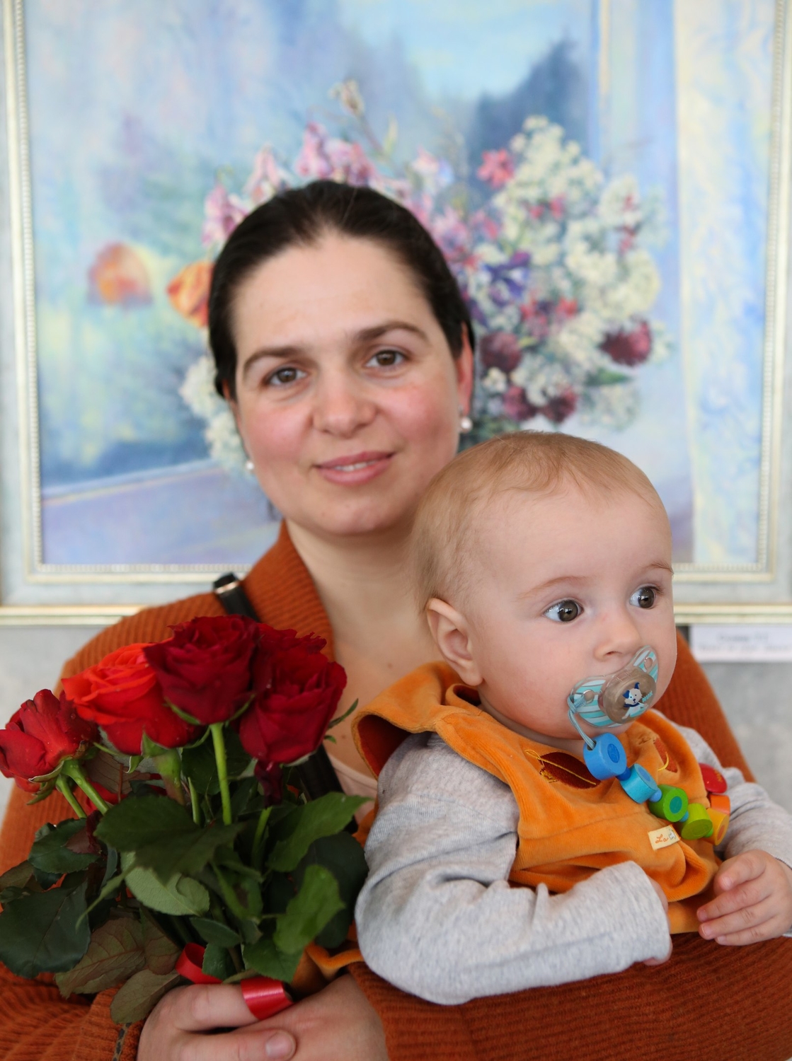 Я, Елена Серегина с младшим, пятым малышом, Ф