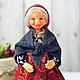 Бабушка. Кукла в подарок, коллекцию, Интерьерная кукла, Лысьва,  Фото №1