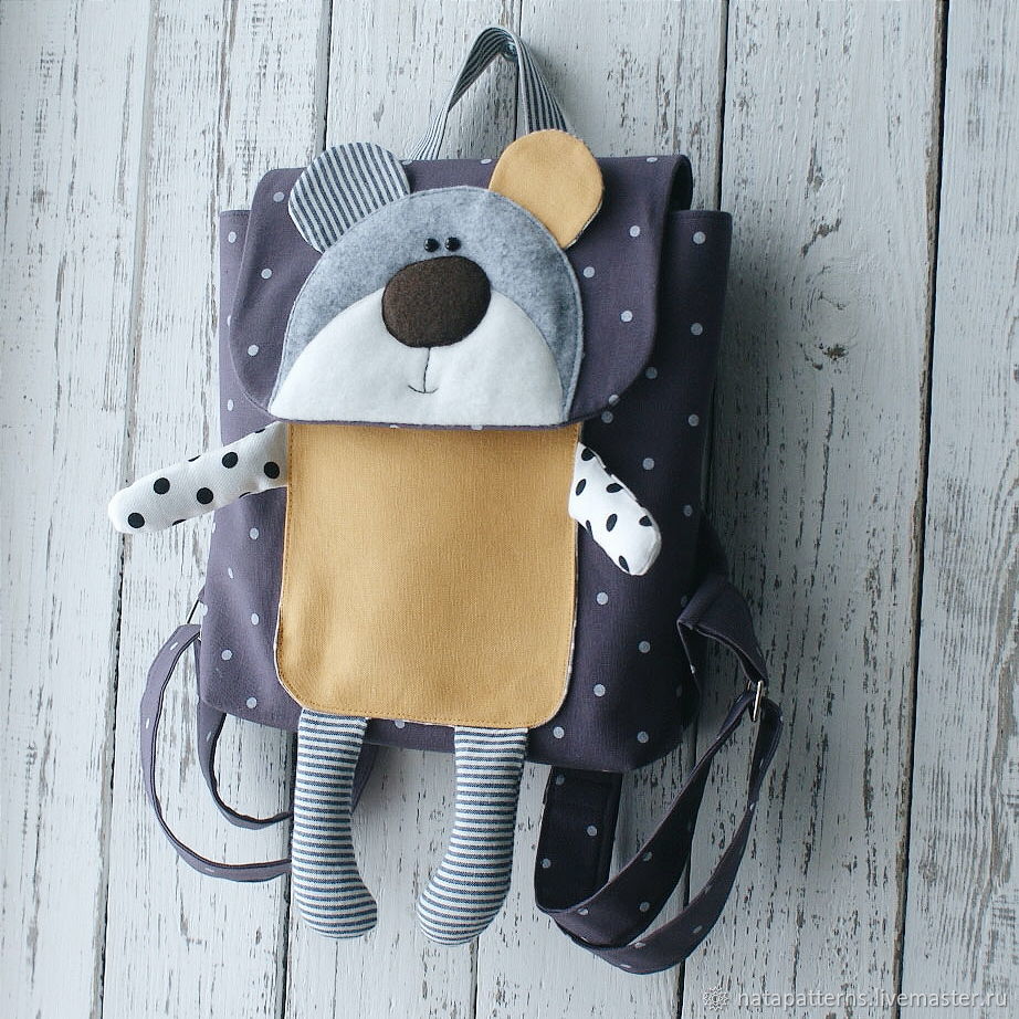 DISCOUNT!!! Children's backpack Bear shop online on Livemaster with