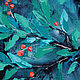 Заказать Картина маслом с птицей " Юный ворон" подарок мужчине. Картина от Ани. Ярмарка Мастеров. . Картины Фото №3