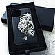 Euphoria HM Premium Noble Lion - кожаный чехол iPhone со львом. Чехол. Euphoria HM. Ярмарка Мастеров.  Фото №5