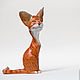 Red Cat. Figurines. Revkova Tatiana (figurki-sculpt). Online shopping on My Livemaster.  Фото №2