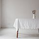 WHITE LINEN tablecloth - table linen made of softened linen. Tablecloths. Mam Decor (  Dmitriy & Irina ). My Livemaster. Фото №4