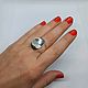 Signet ring round female. Silver 925 sample, Rings, Turin,  Фото №1