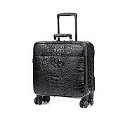 Сумки и аксессуары handmade. Livemaster - original item Suitcase made of embossed crocodile leather.. Handmade.