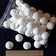 Balls 3 cm (40 pieces) foam, The basis for floristry, Permian,  Фото №1