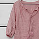 Linen blouse in boho style, Blouses, Tomsk,  Фото №1